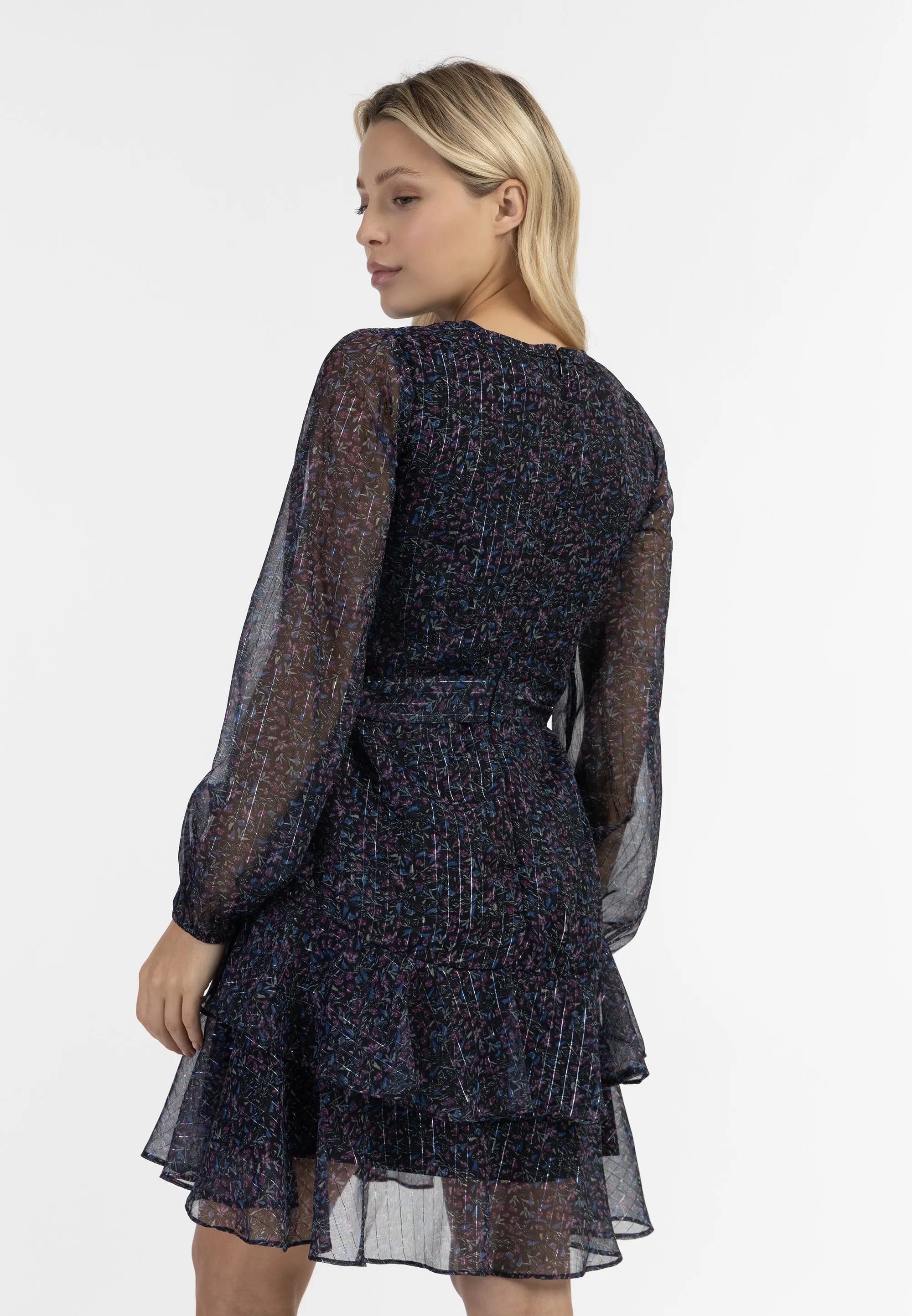 Dreimaster Vintage Women's Midi Long Sleeve Dress sold by DreiMaster product image thumbnail 4