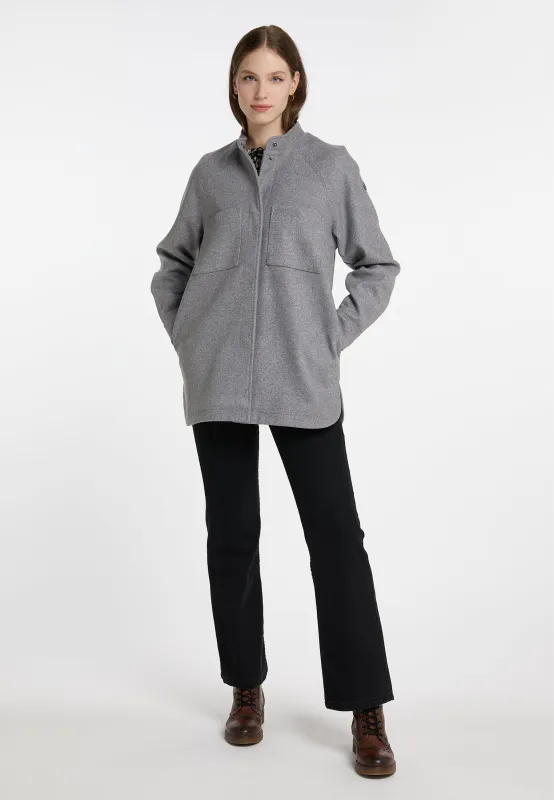 DreiMaster Vintage Women's Transitional Jacket Made From A Wool Blend sold by DreiMaster