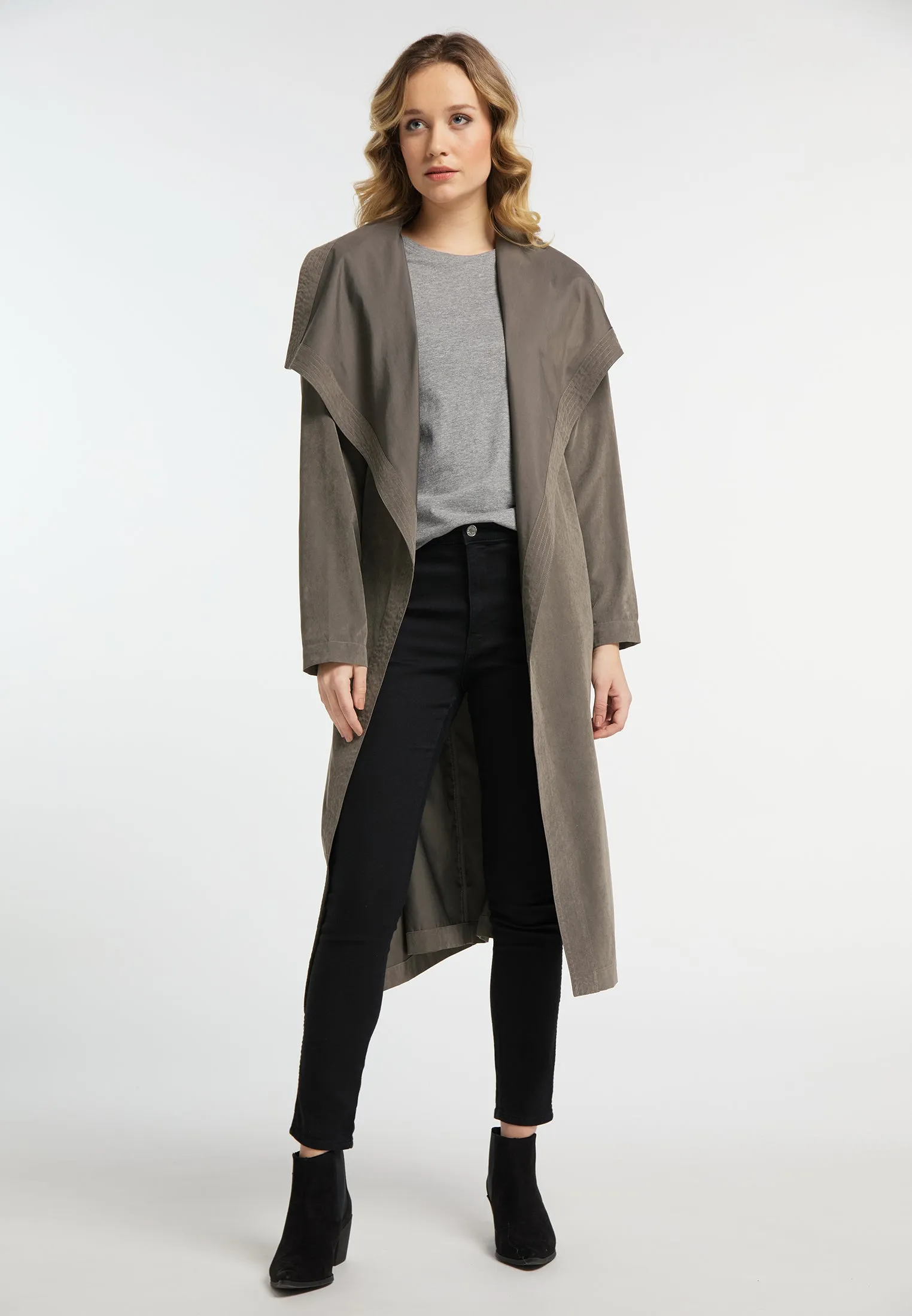 DreiMaster Vintage Women's Cupro Coat sold by DreiMaster product image thumbnail 3