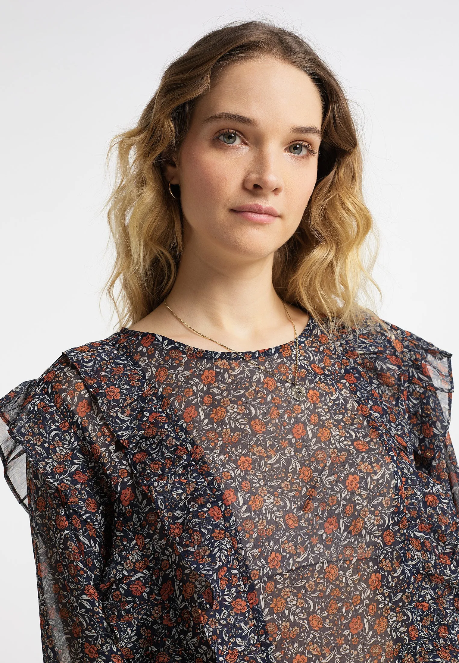 DreiMaster Vintage Women's Long Sleeve Blouse sold by DreiMaster product image thumbnail 5