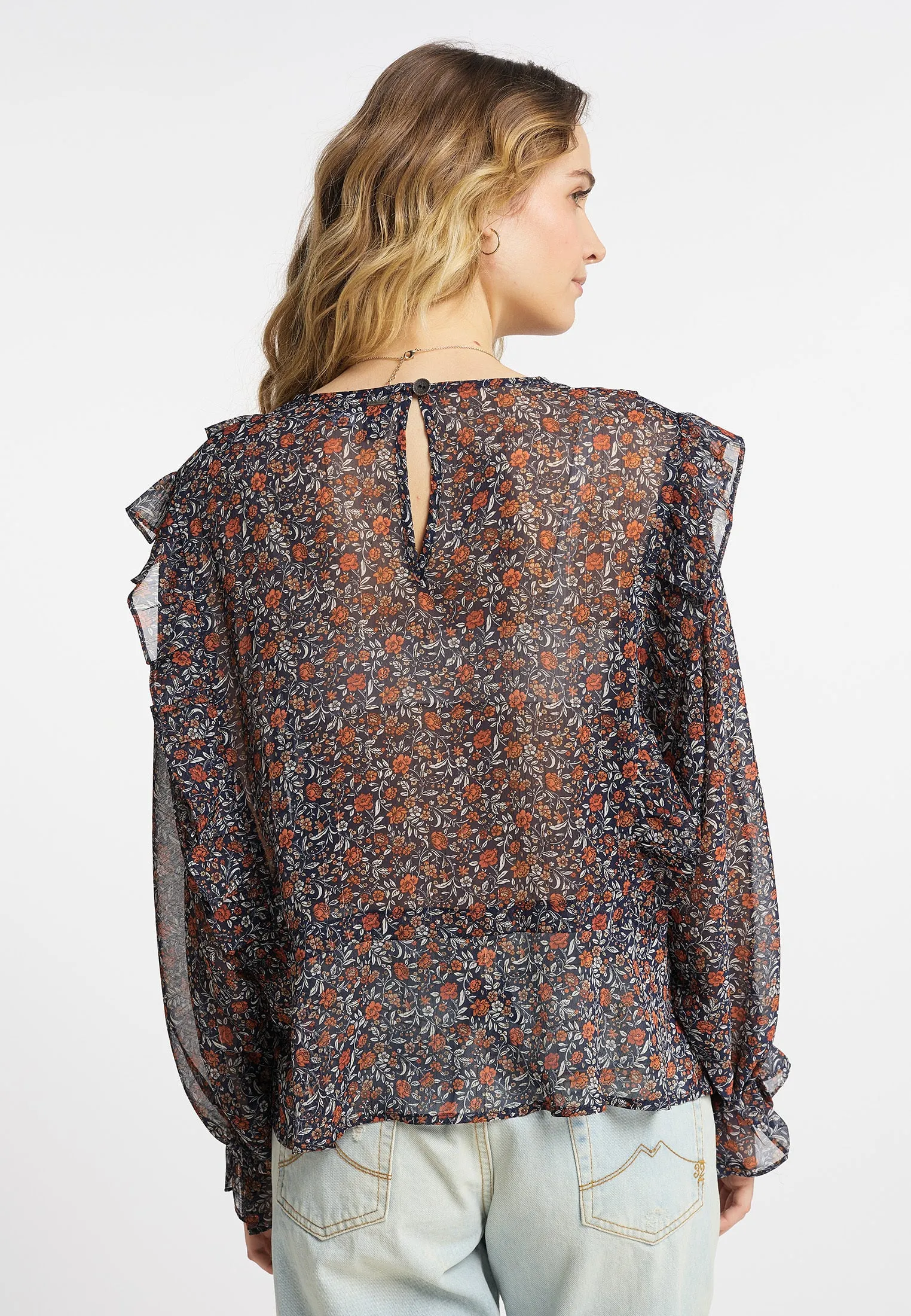 DreiMaster Vintage Women's Long Sleeve Blouse sold by DreiMaster product image thumbnail 4