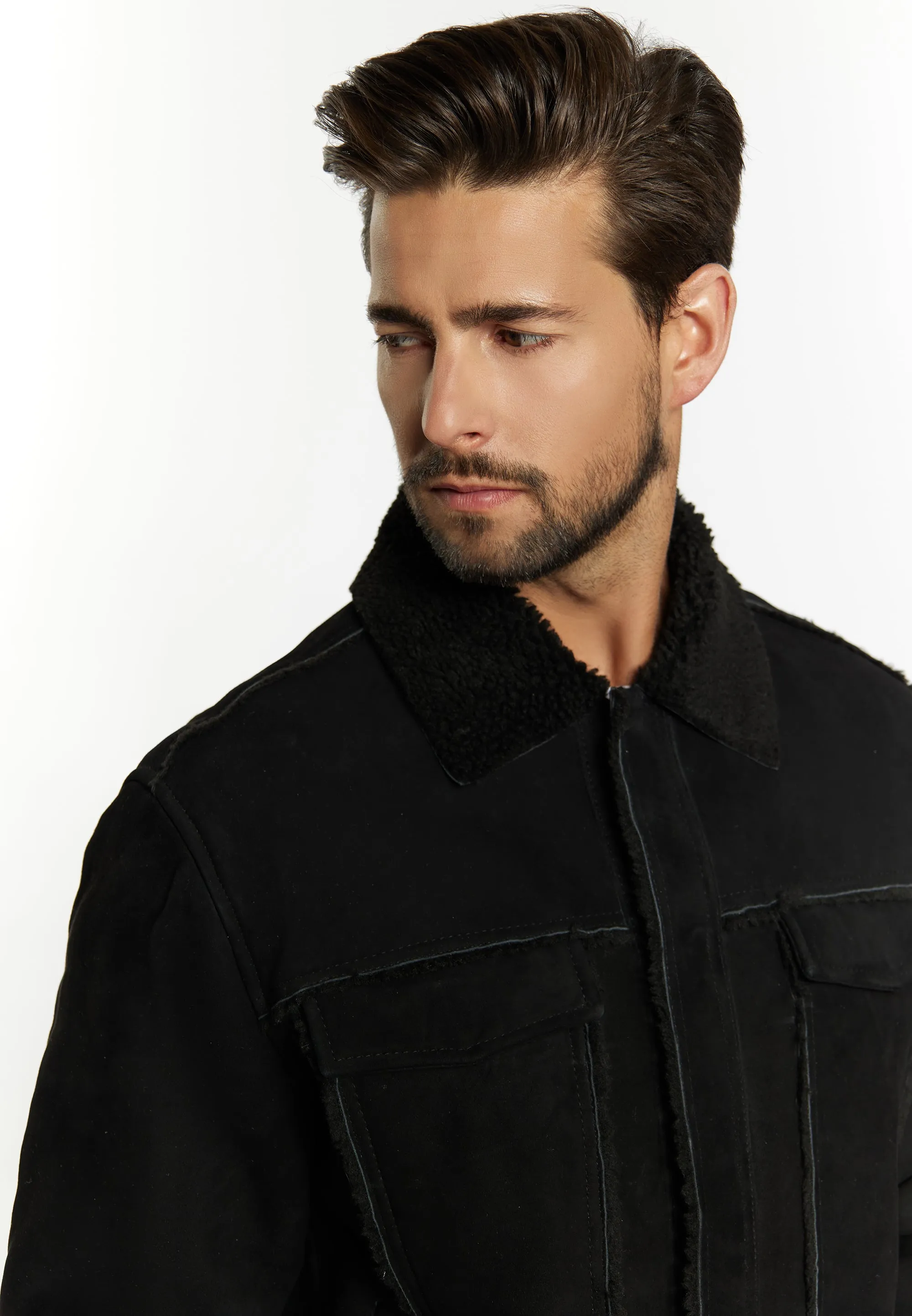 Dreimaster Vintage Men's Suede Jacket sold by DreiMaster product image thumbnail 5