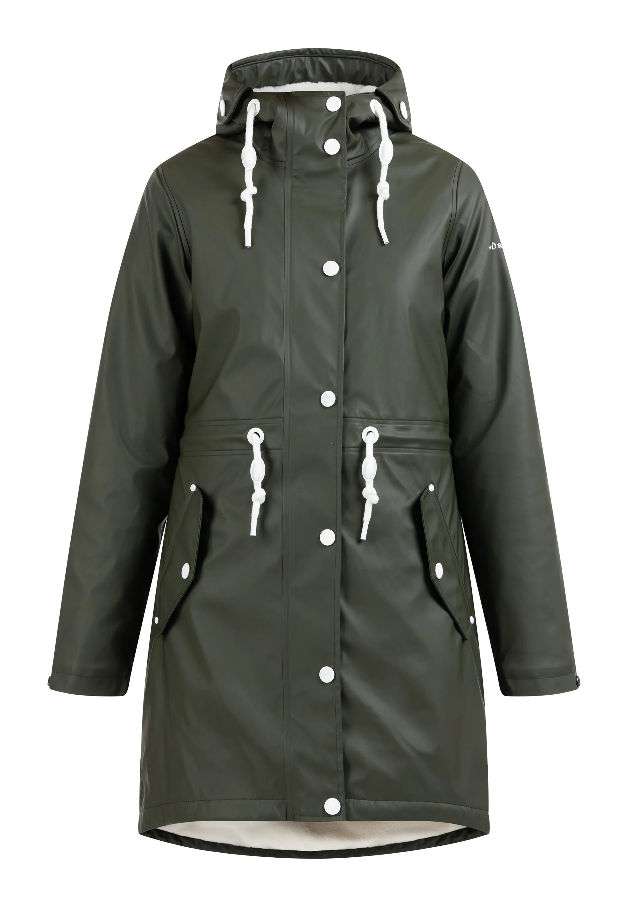 DreiMaster Maritim Women's Raincoat With Faux Fur Lining sold by DreiMaster product image thumbnail 2