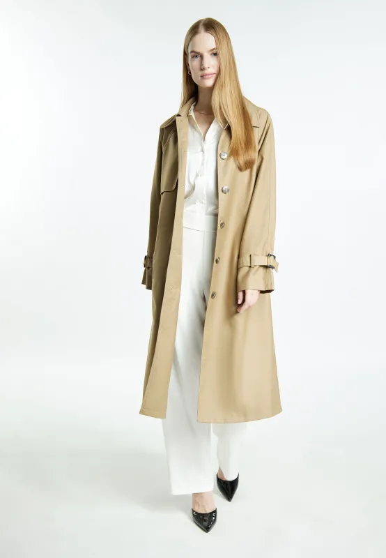 Dreimaster klassik Women's Trench Coat sold by DreiMaster
