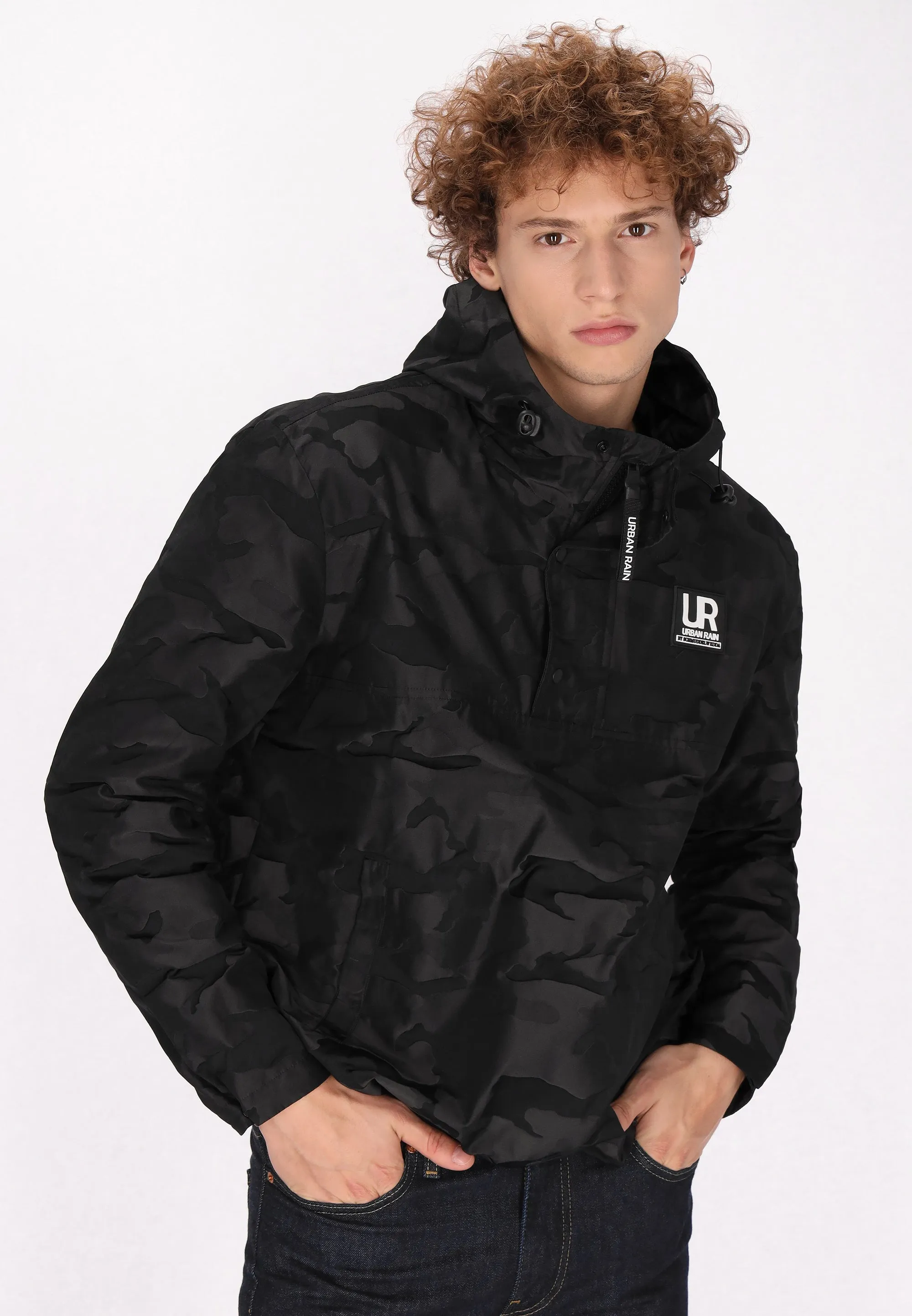 urban rain by Schmuddelwedda Men's Slip On Jacket sold by DreiMaster product image thumbnail 3
