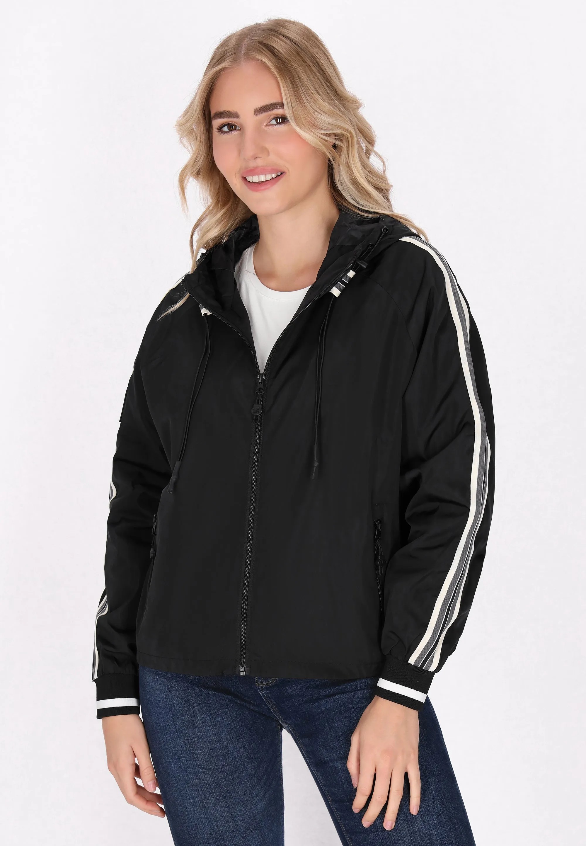 Urban Rain by Schmuddelwedda Women's Blouson Jacket sold by DreiMaster product image thumbnail 3