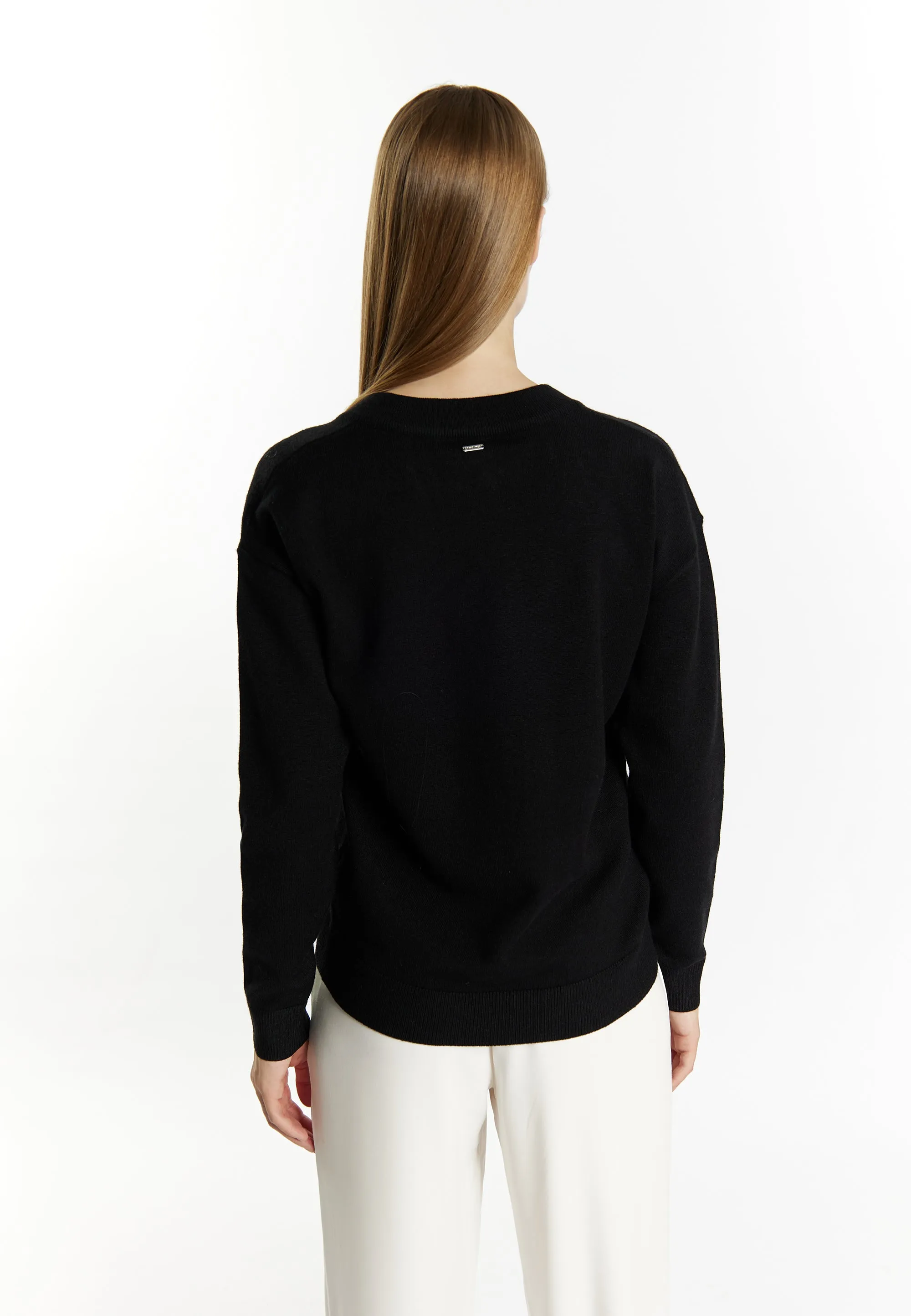 Dreimaster klassik Women's Knitted Sweater sold by DreiMaster product image thumbnail 4