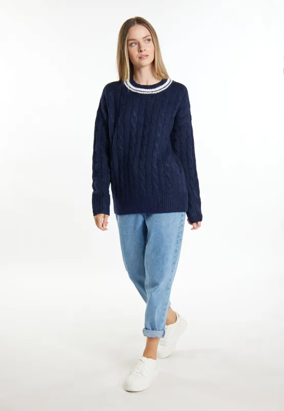 Dreimaster maritim Women's Knitted Sweater sold by DreiMaster