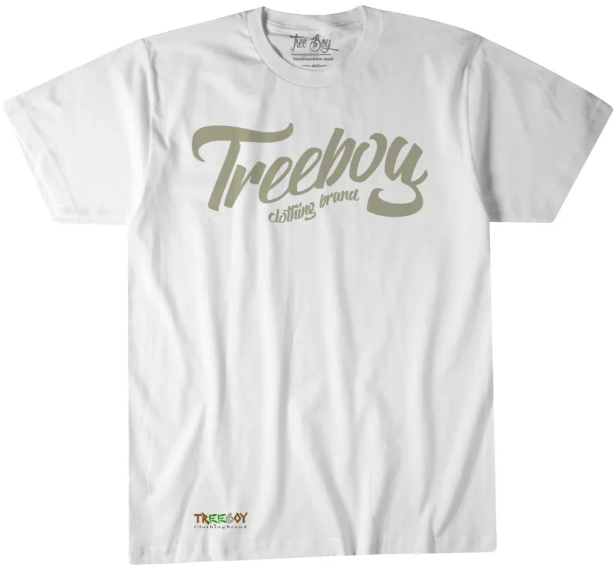 New Logo T-Shirt (White) sold by Treeboy Clothing