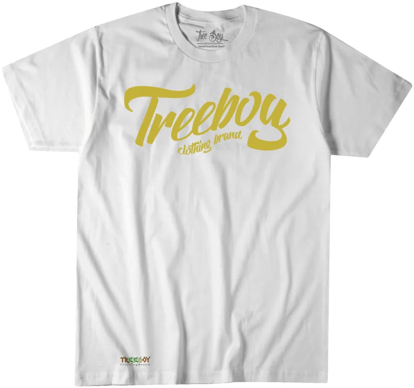 New Logo T-Shirt (White) sold by Treeboy Clothing