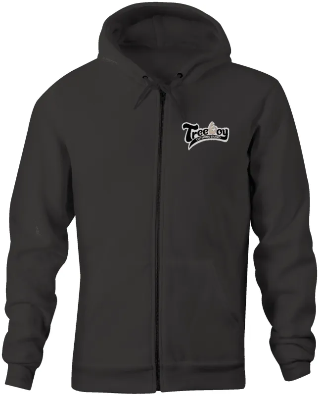 Classic logo Zip-Up sold by Treeboy Clothing
