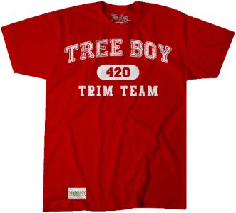 Trim Team (puff print) sold by Treeboy Clothing