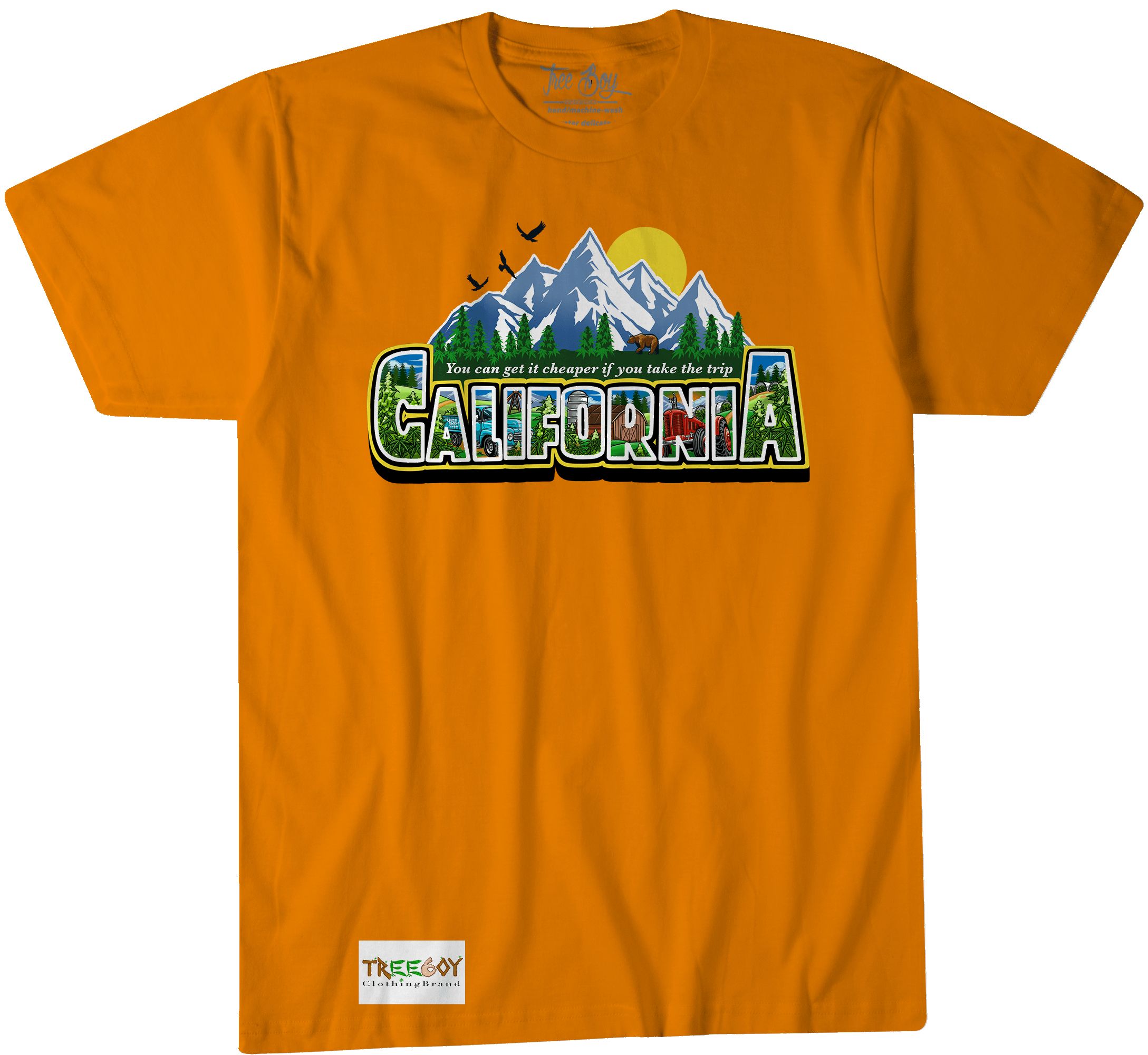 Cheaper in California tri sold by Treeboy Clothing product image thumbnail 4