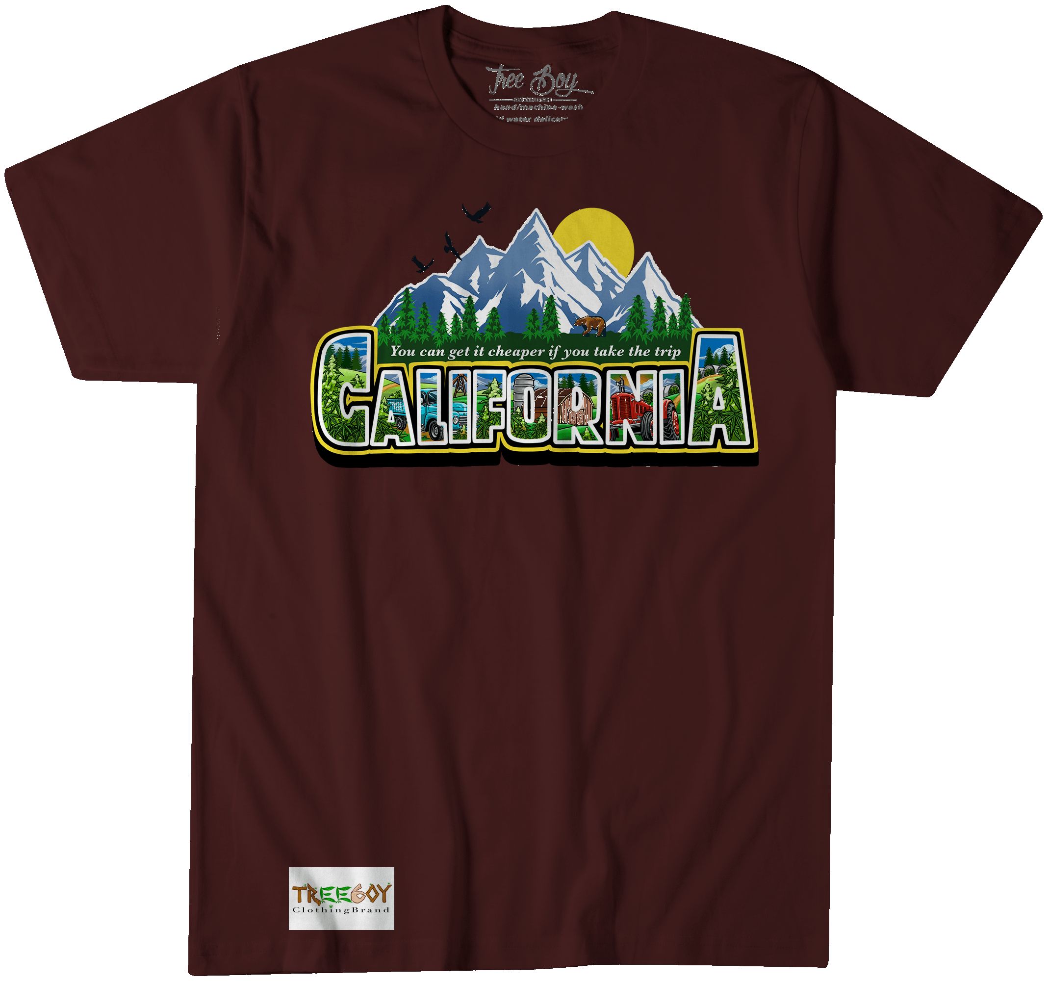 Cheaper in California tri sold by Treeboy Clothing product image thumbnail 2