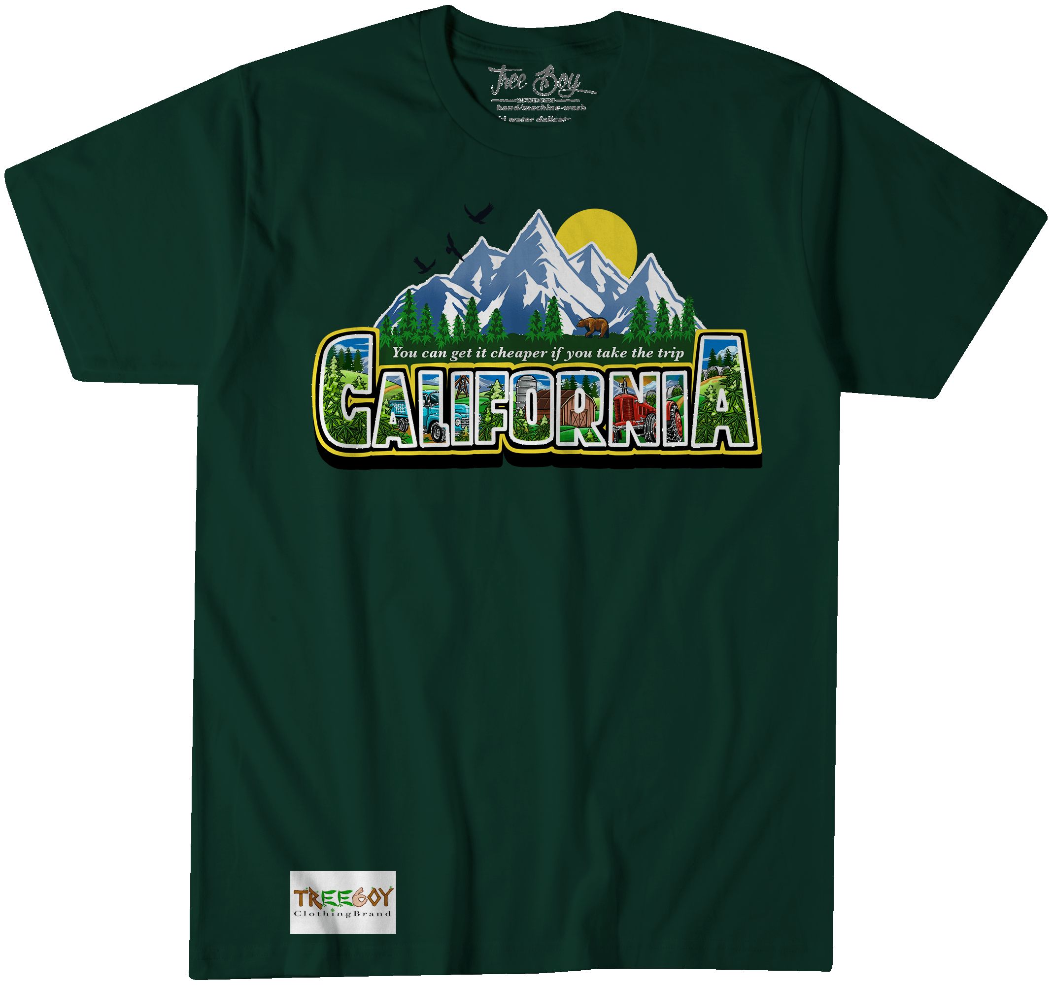 Cheaper in California tri sold by Treeboy Clothing product image thumbnail 3