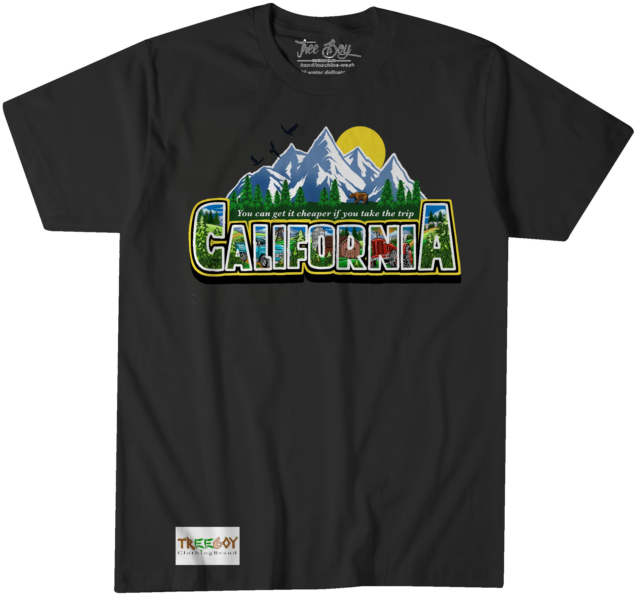 Cheaper in California tri sold by Treeboy Clothing