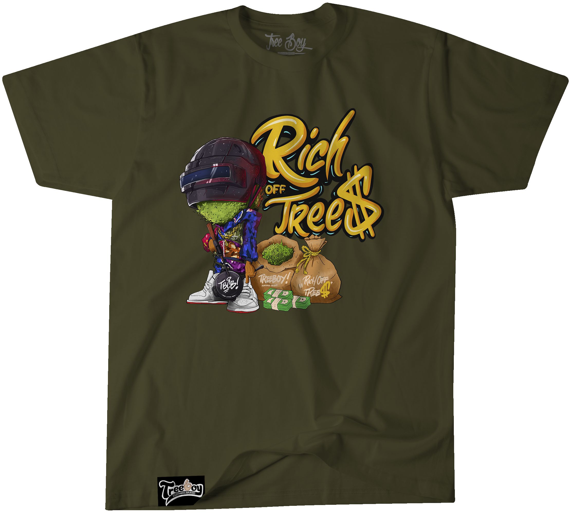 Bud Head Rich off Tree$ sold by Treeboy Clothing product image thumbnail 2