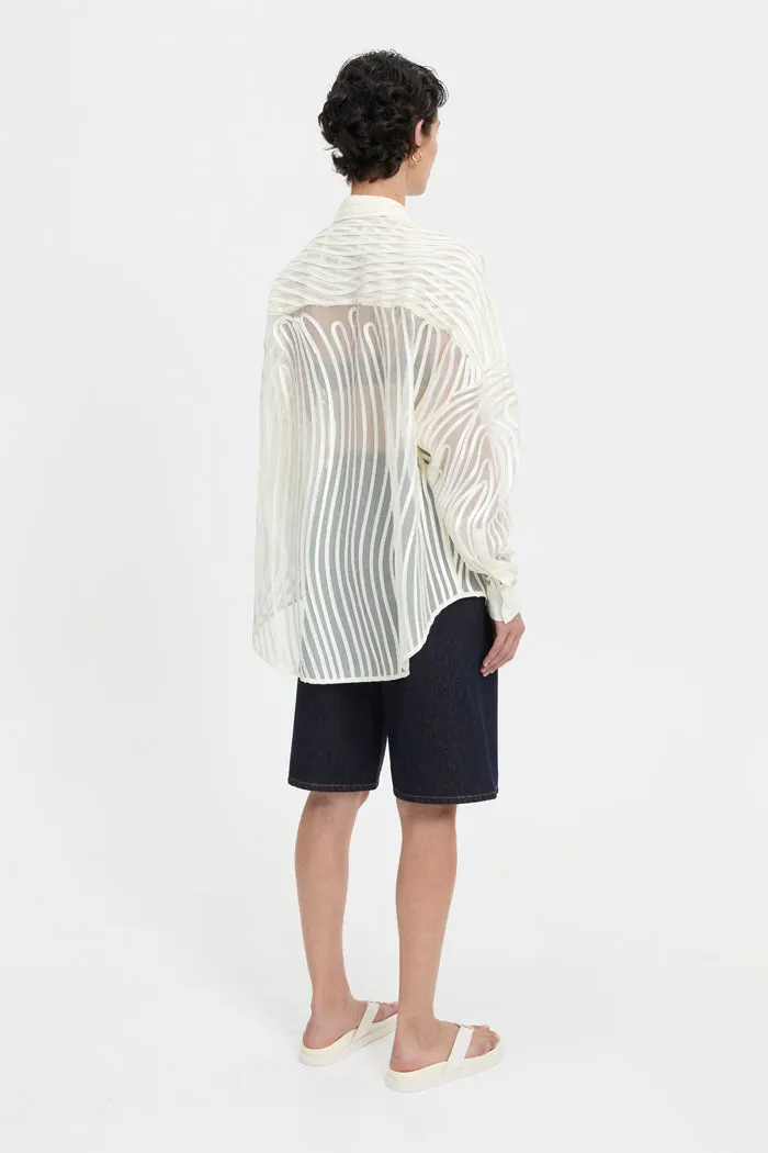 Mecah Shirt Cream sold by Blanca product image thumbnail 4