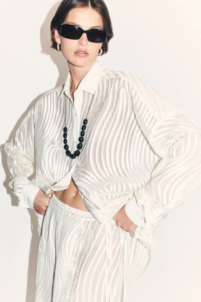 Mecah Shirt Cream sold by Blanca product image thumbnail 2