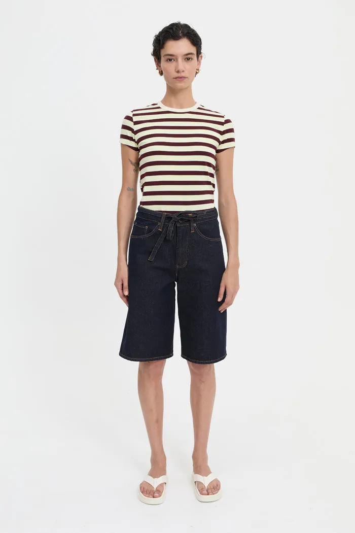 Tamsin Shorts Indigo sold by Blanca