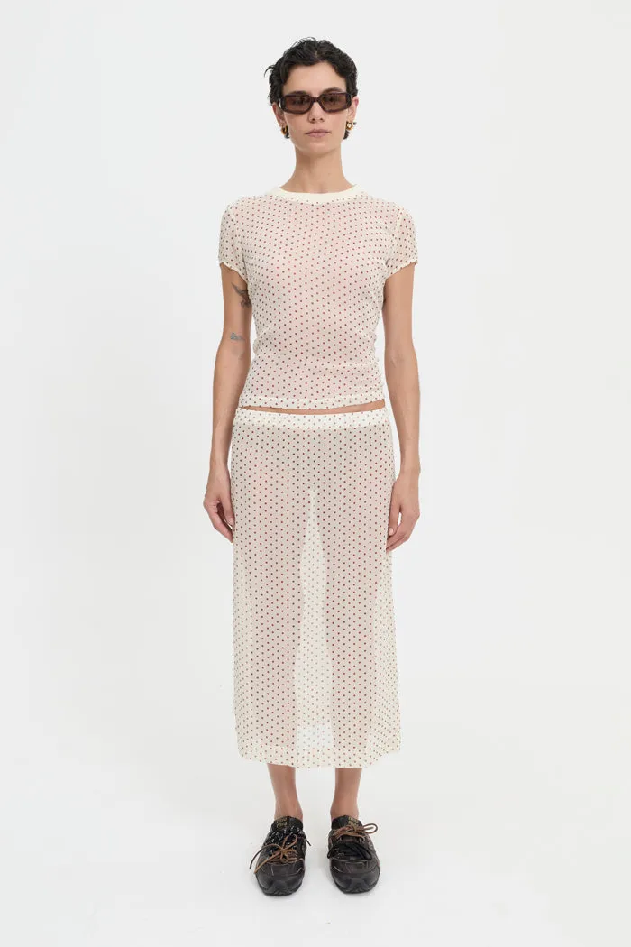 Orla Tee Cream sold by Blanca product image thumbnail 3