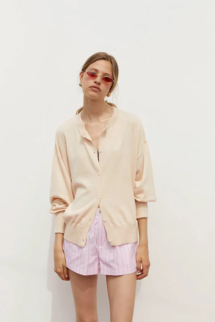Francine Cardigan Cream sold by Blanca