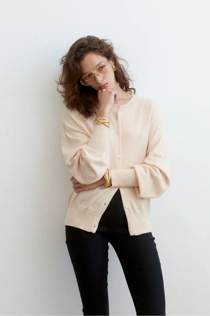 Francine Cardigan Cream sold by Blanca product image thumbnail 5