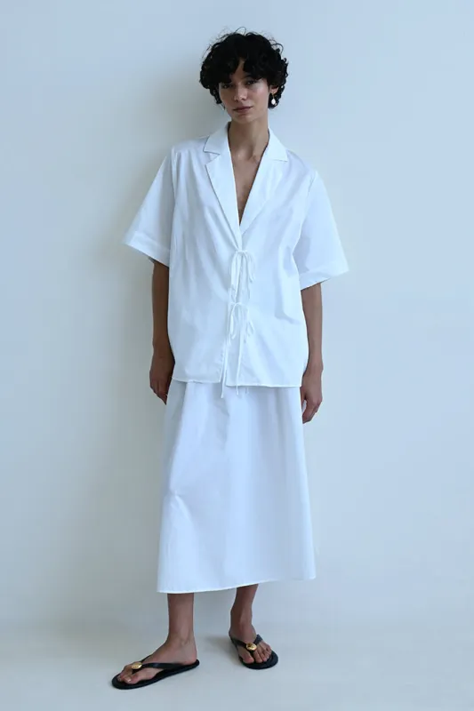 Isabella Skirt White made by Blanca