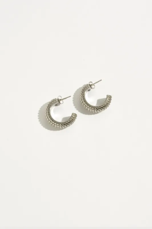 Sylwen Earrings Silver made by Blanca