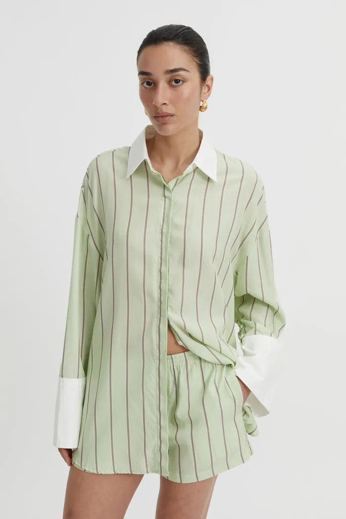 Opal Shirt Pistachio sold by Blanca product image thumbnail 5