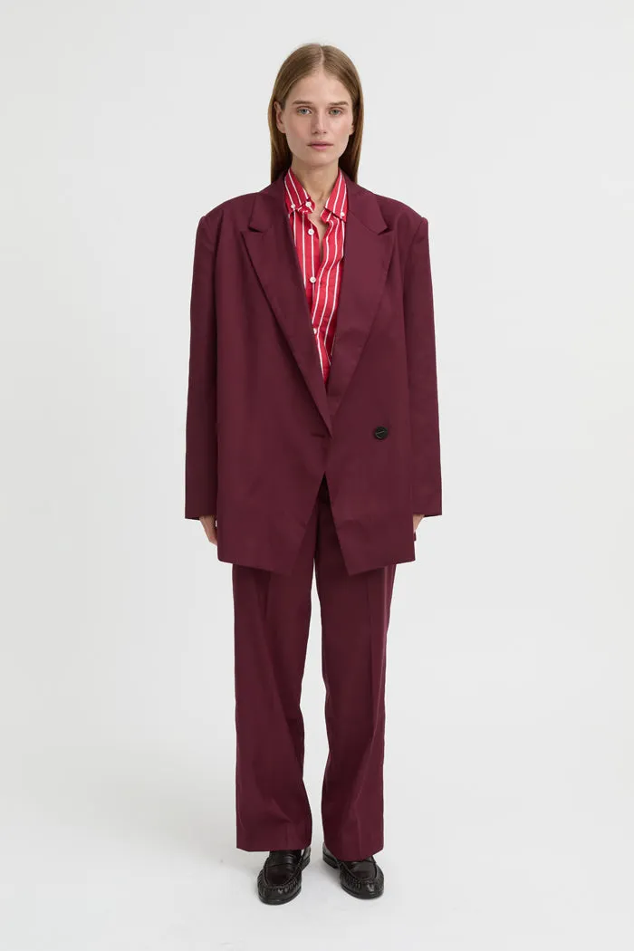 Lazara Blazer Burgundy sold by Blanca product image thumbnail 2