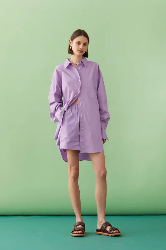 Cruz Shirt Purple made by Blanca