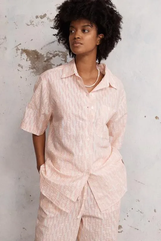 Catalina Shirt Pink made by Blanca