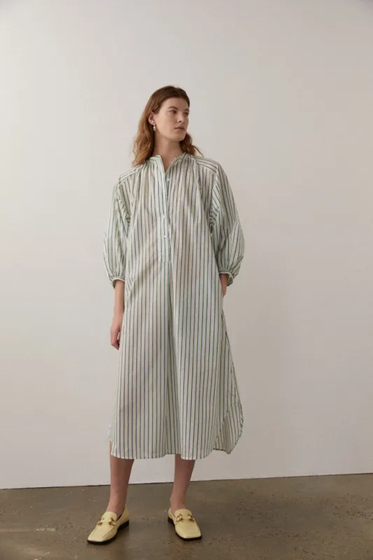 Ruby Dress Blue/Green made by Blanca