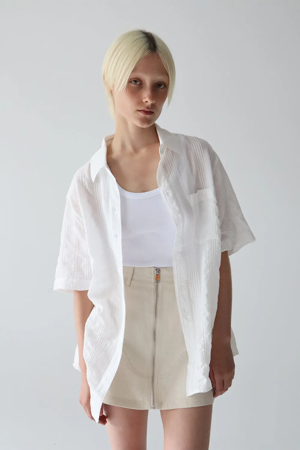 Quinn Mini Skirt Cream sold by Blanca product image thumbnail 5