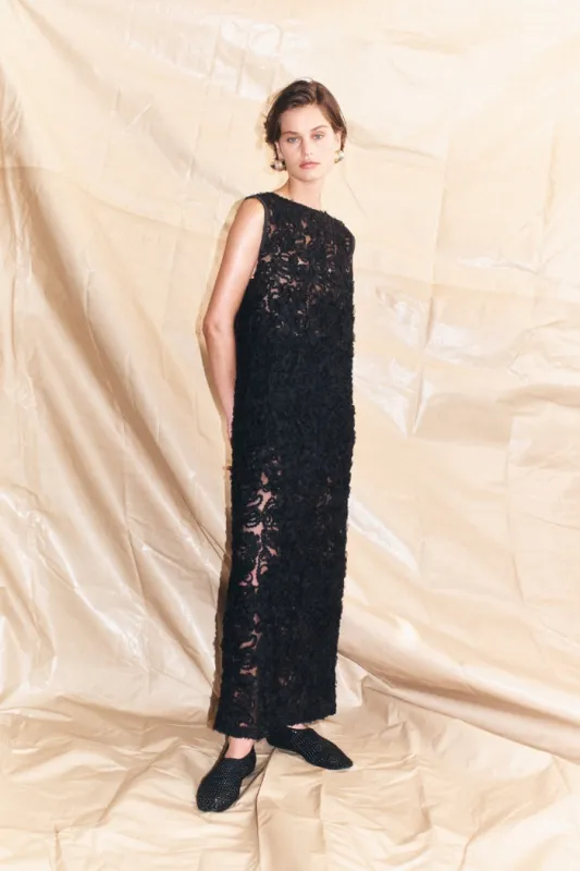 Delmare Dress Black Pre-Order made by Blanca