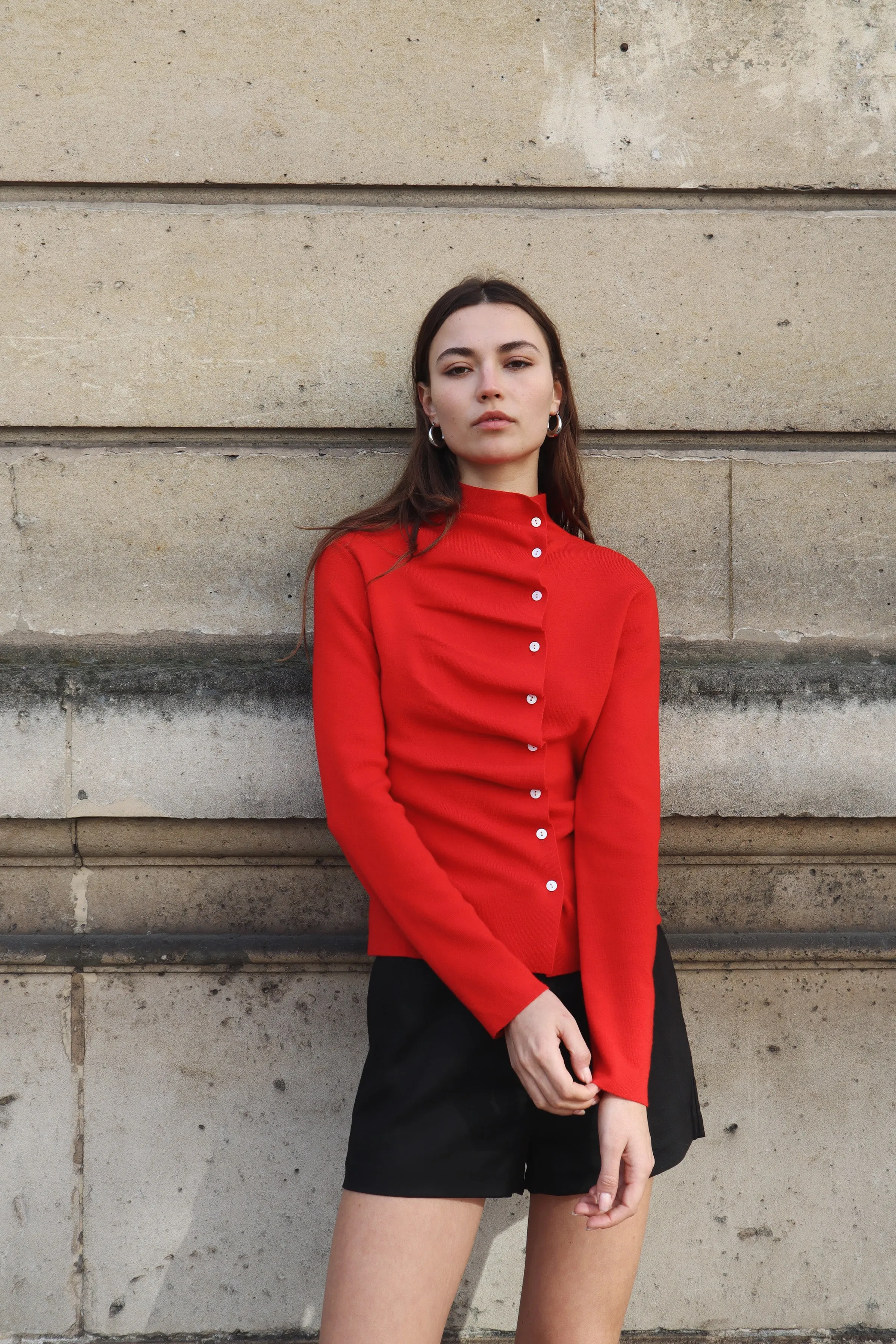 Ellidy Cardigan Red sold by Blanca product image thumbnail 2