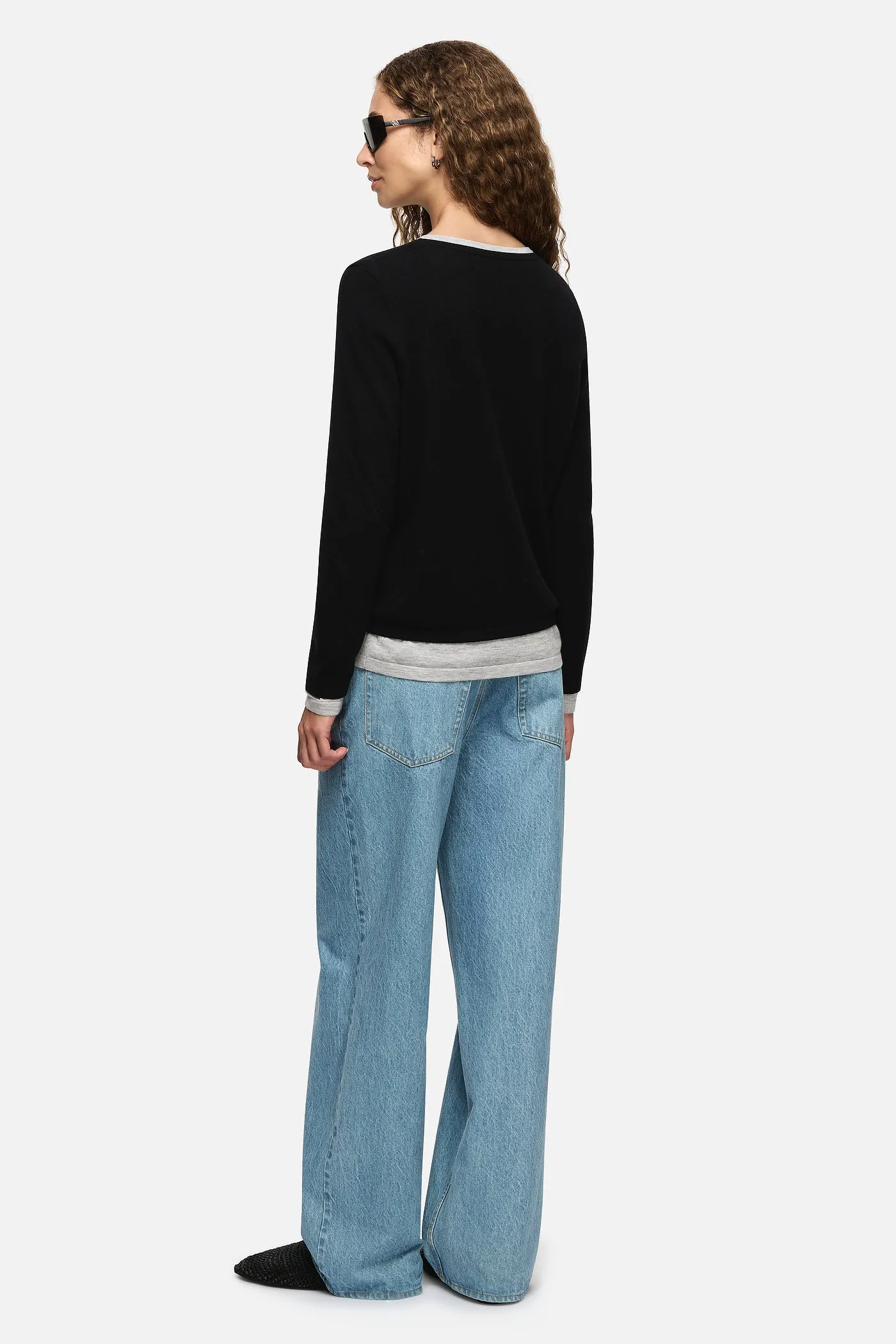 Amber Layered Sweater Black sold by Blanca product image thumbnail 3