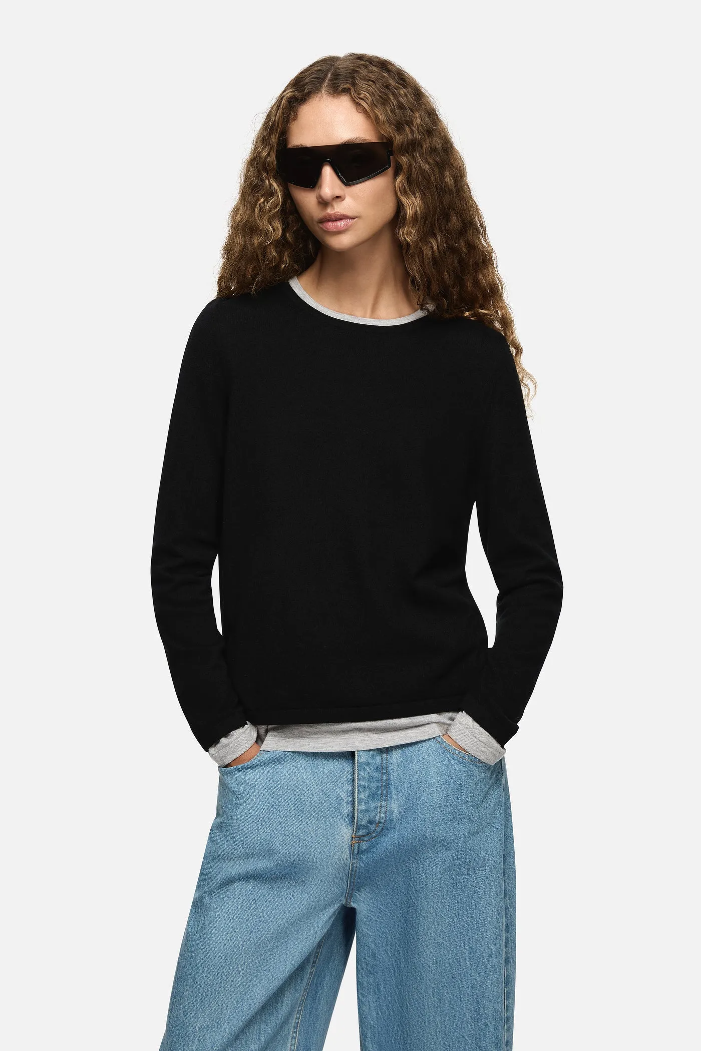 Amber Layered Sweater Black sold by Blanca product image thumbnail 4