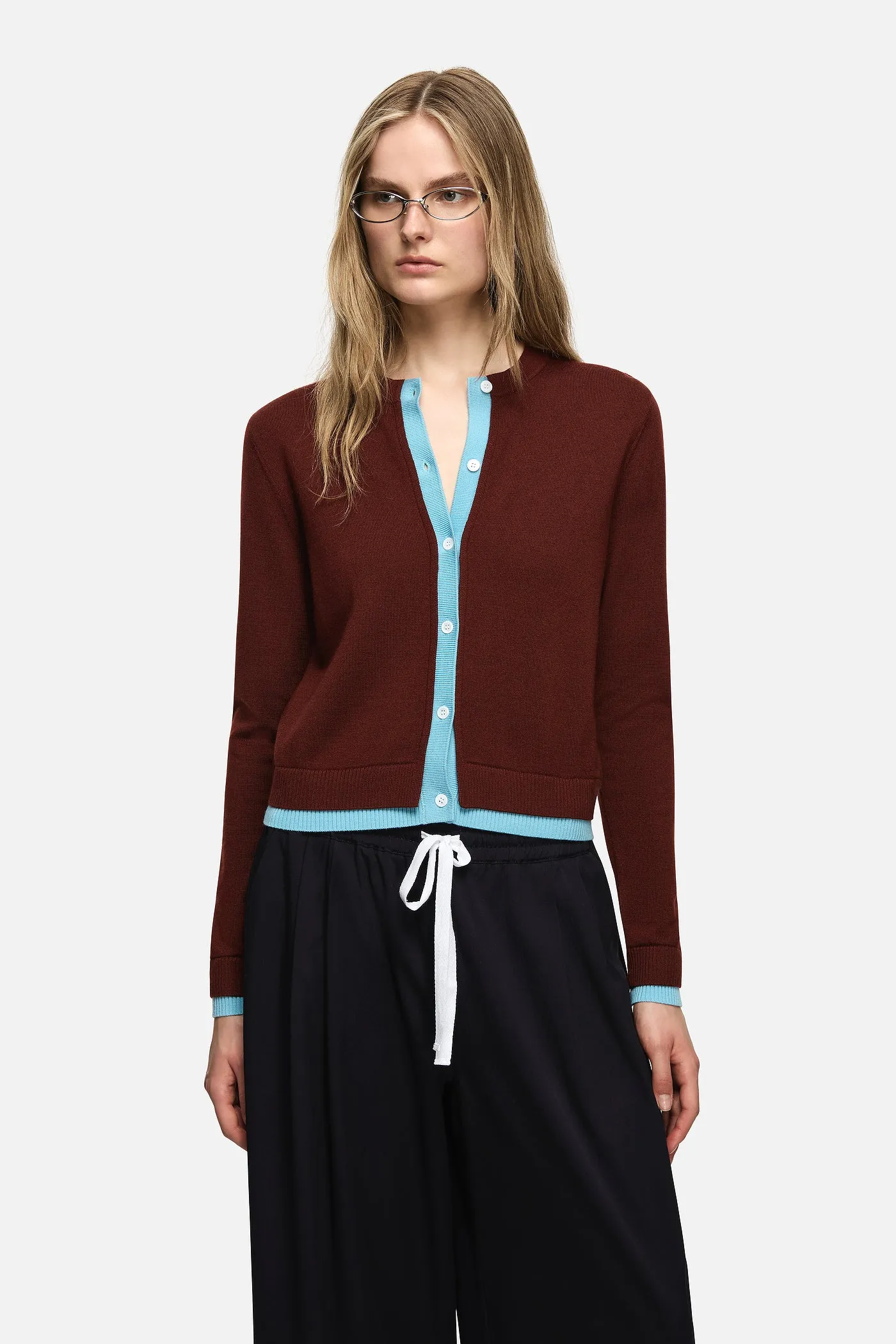 Roy Cardigan Brown sold by Blanca