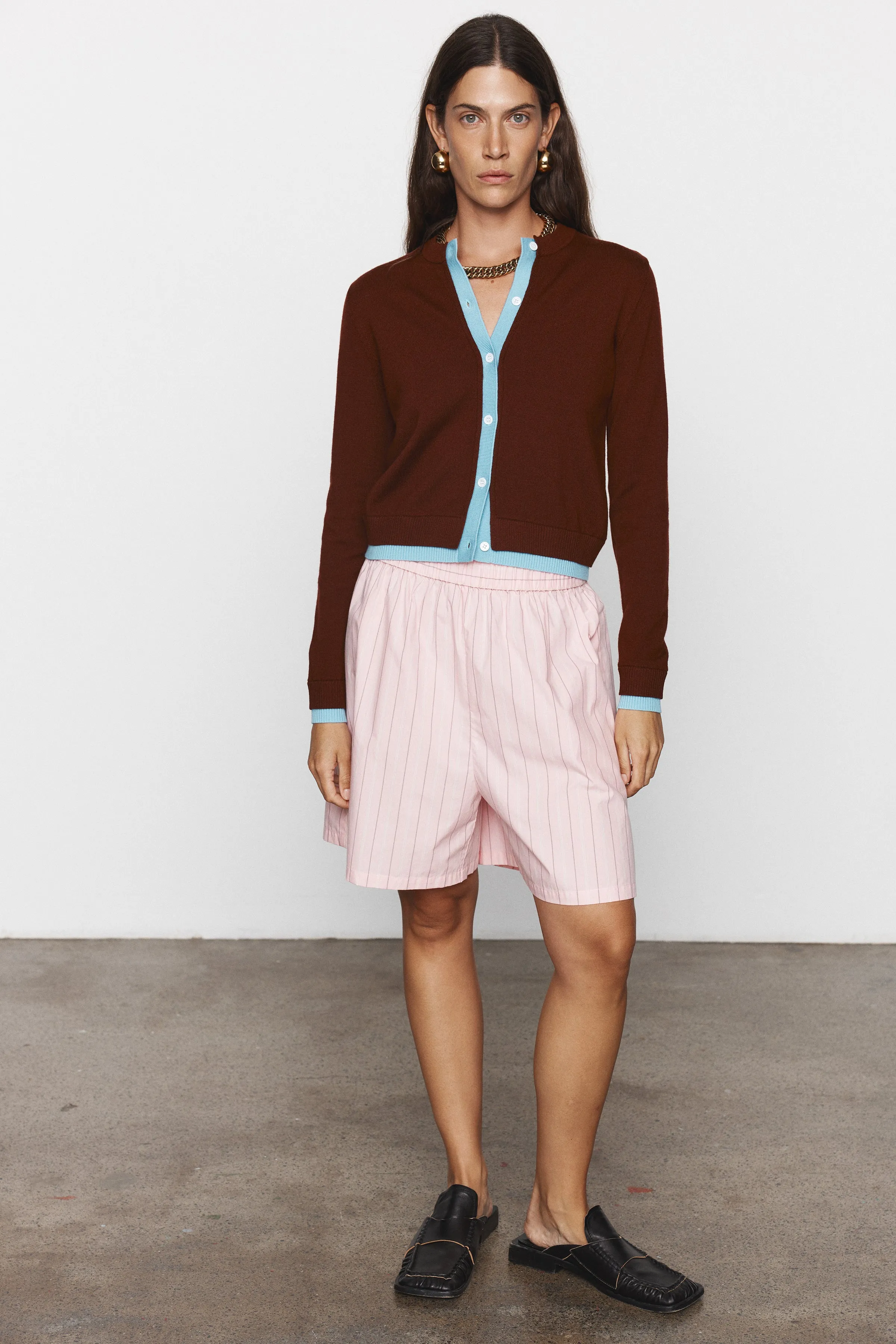 Roy Cardigan Brown sold by Blanca product image thumbnail 2