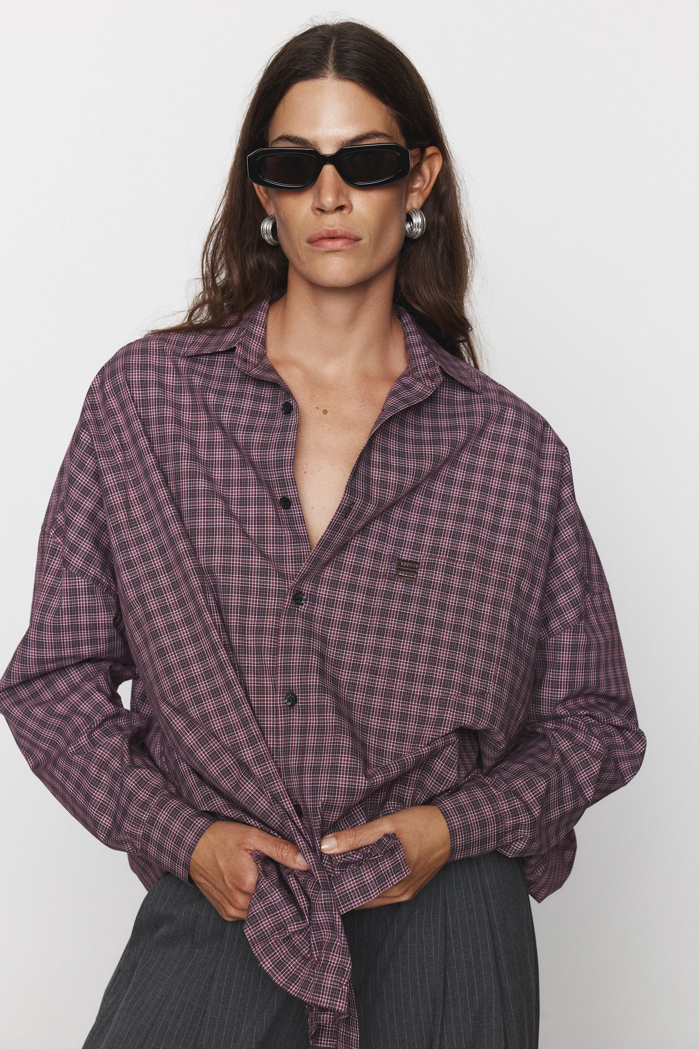 Athena Shirt Burgandy sold by Blanca product image thumbnail 2