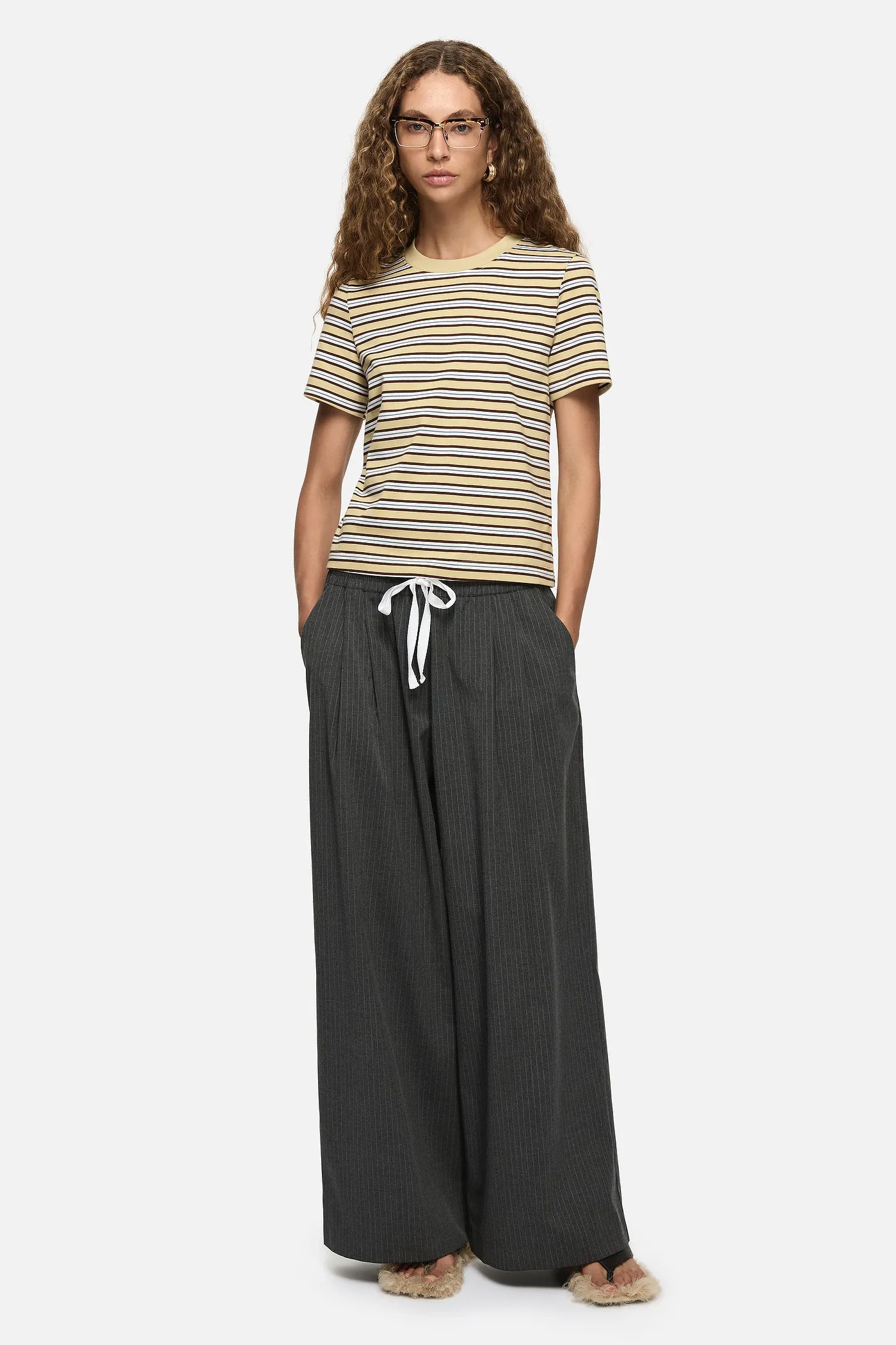 Mavis Trousers Charcoal sold by Blanca