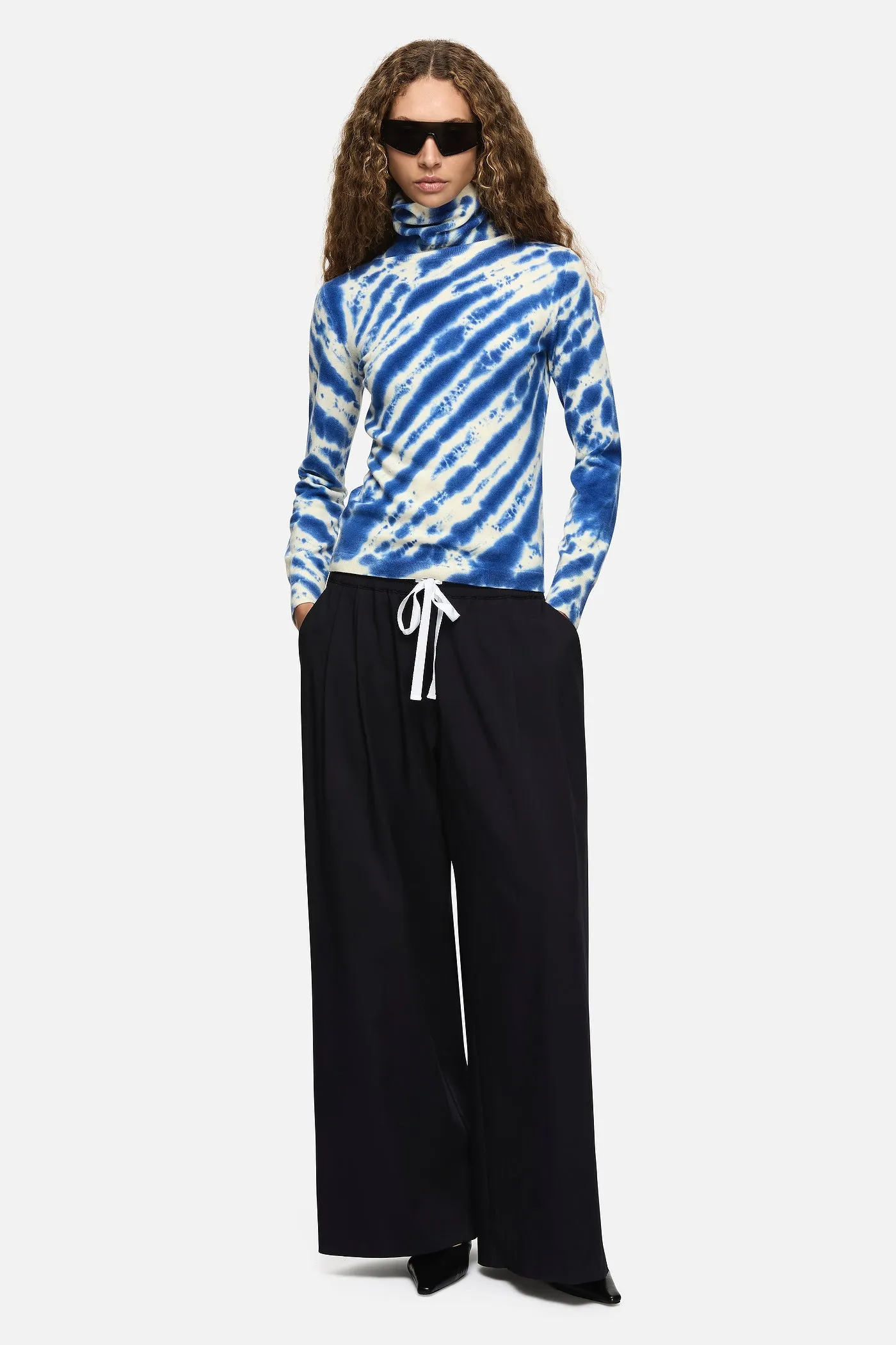 Paloma Turtleneck Blue sold by Blanca