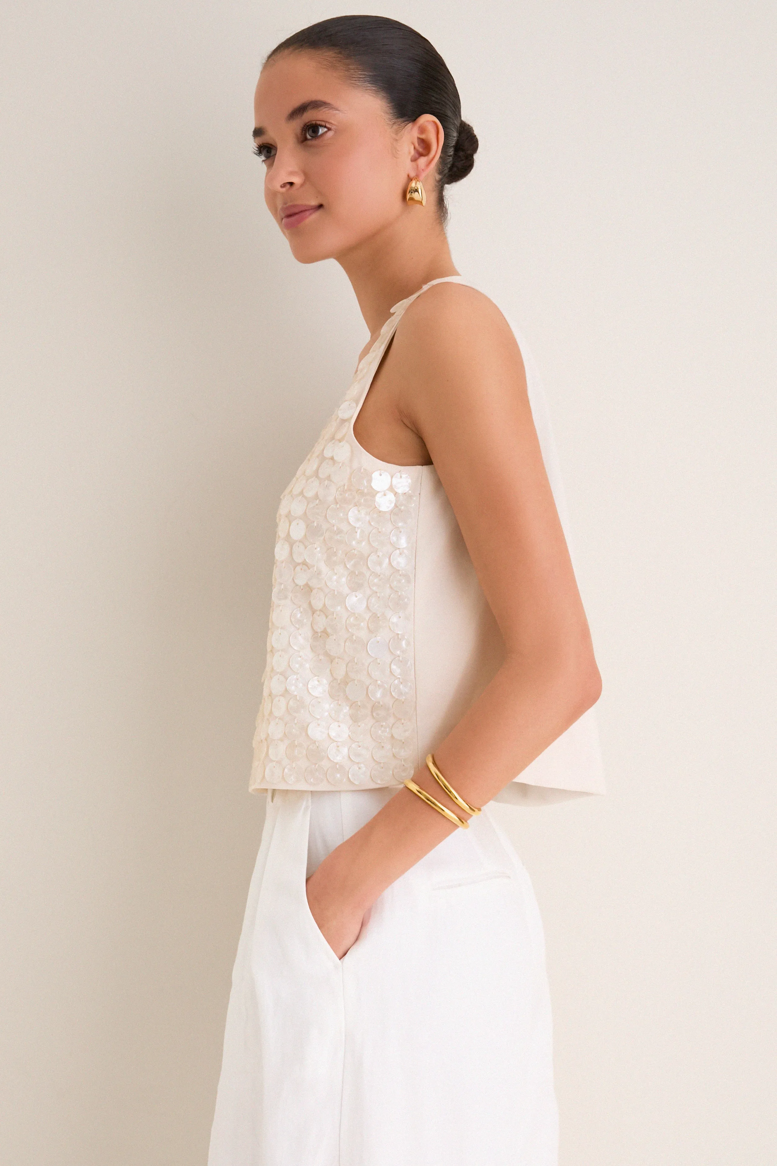 Pearl Shells Disco Tank sold by Hyacinth House product image thumbnail 3