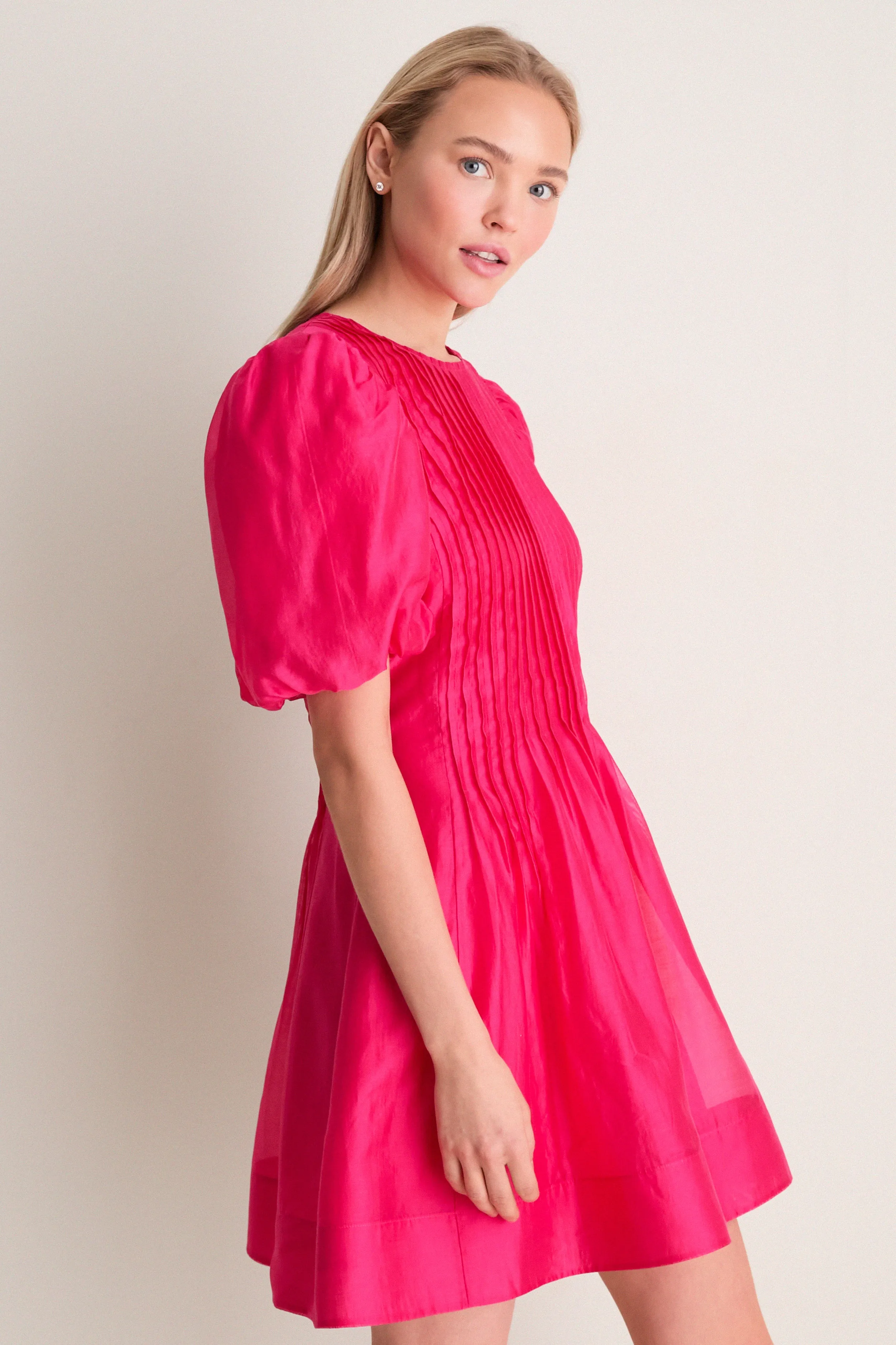 Hot Pink Mere Mini Dress sold by Hyacinth House product image thumbnail 3