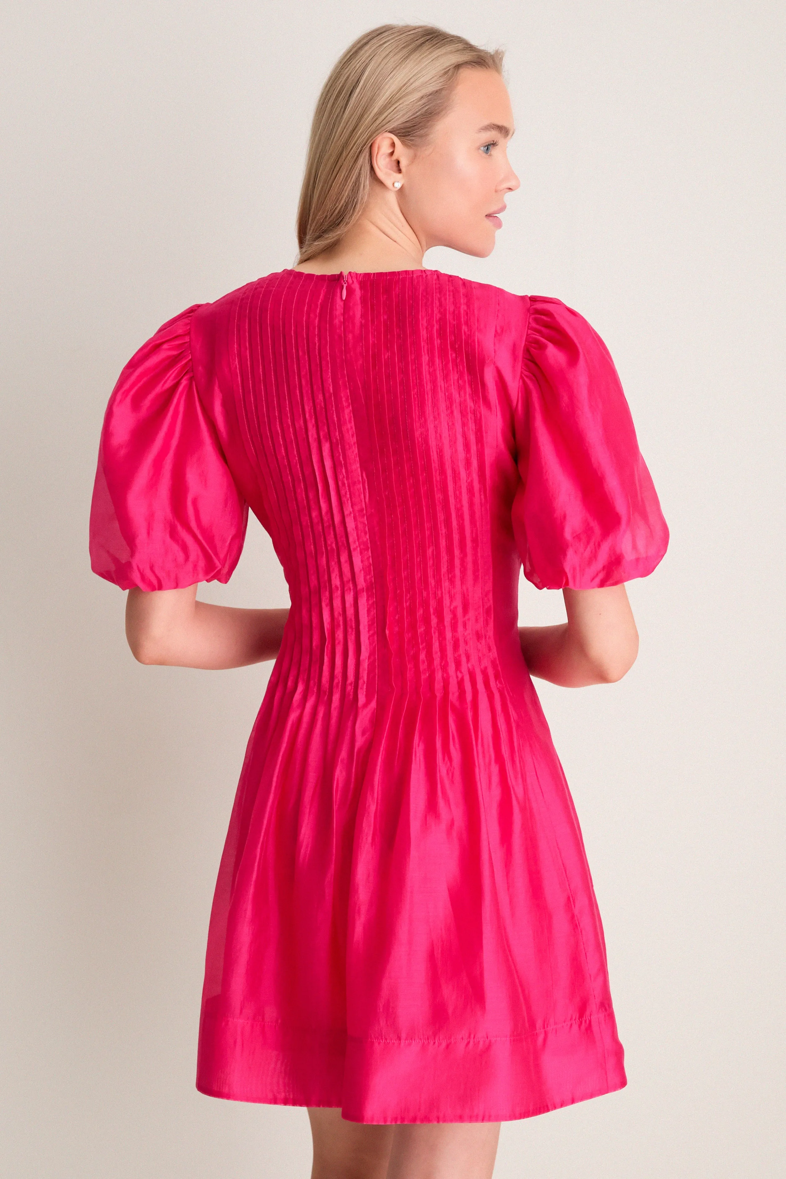 Hot Pink Mere Mini Dress sold by Hyacinth House product image thumbnail 4