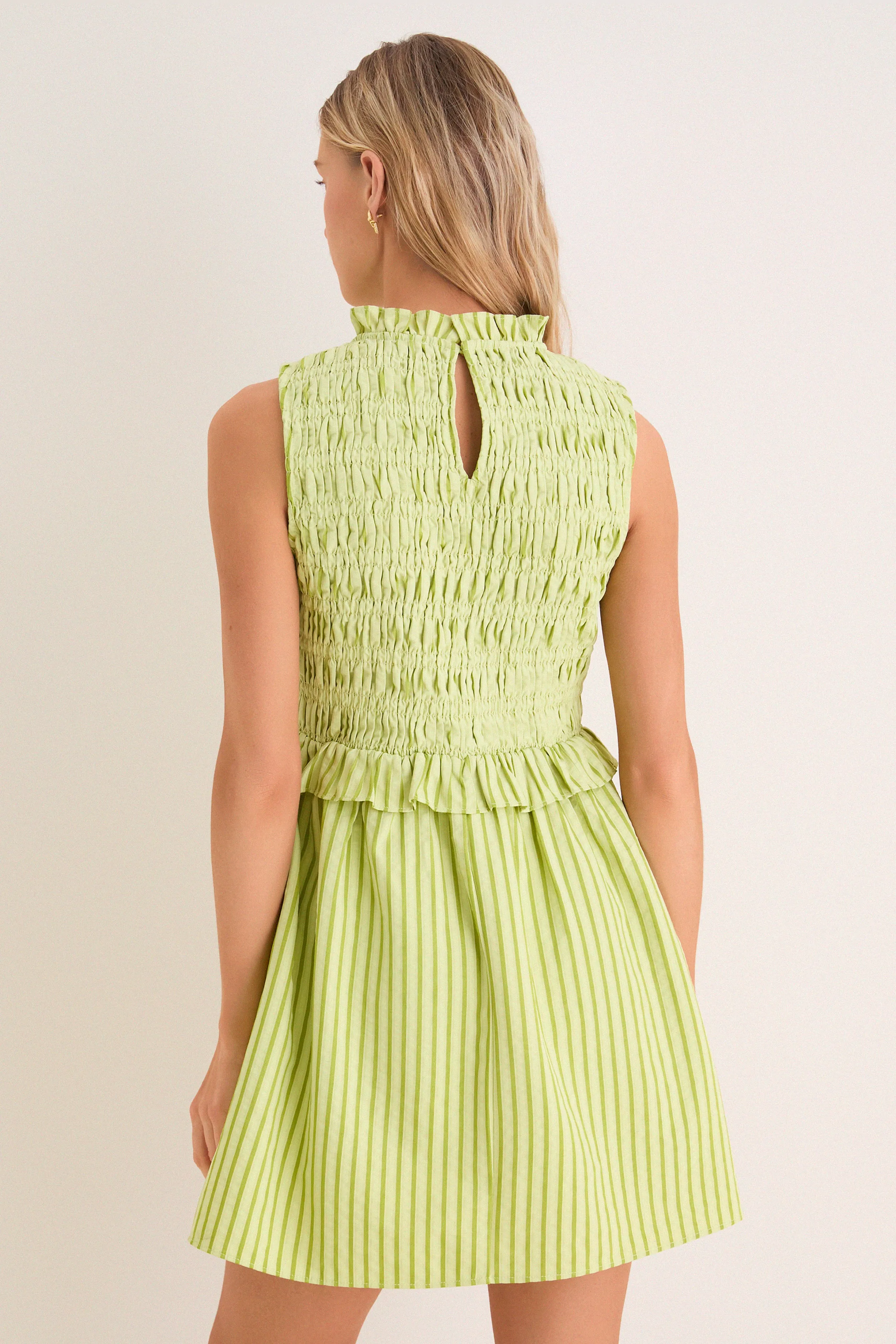 Margarita Stripe Seaton Mini Dress sold by Hyacinth House product image thumbnail 4