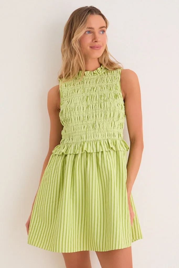 Margarita Stripe Seaton Mini Dress sold by Hyacinth House