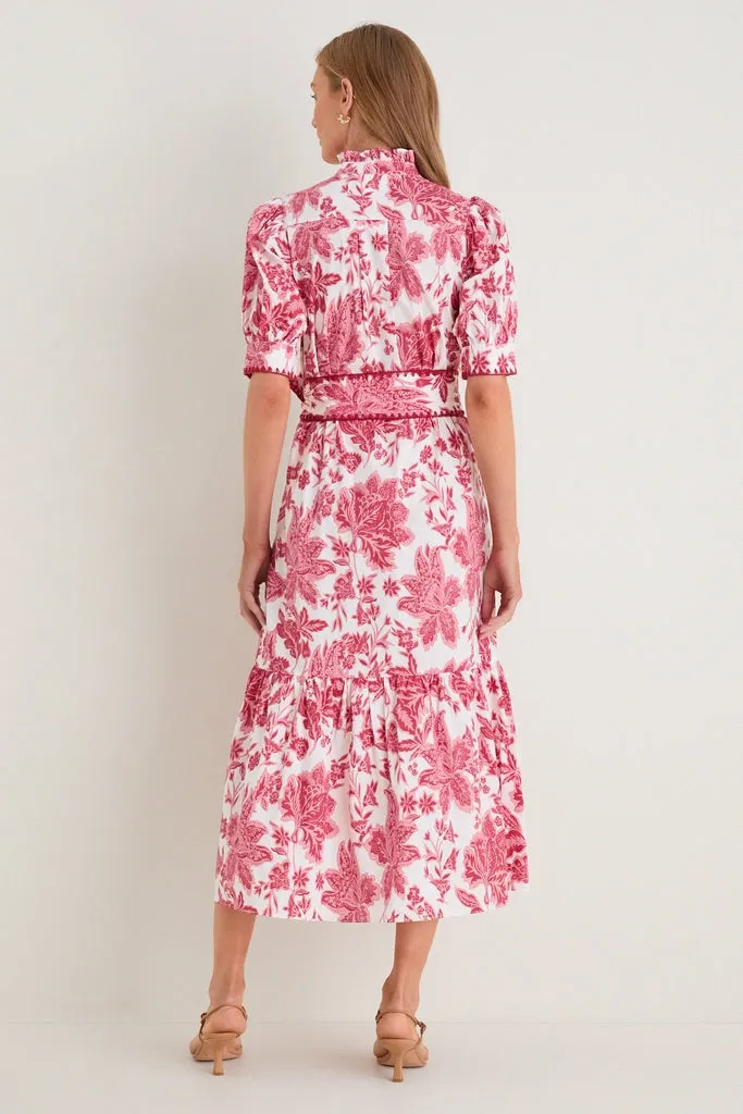 Hibiscus Floral Whipstitch Felicity Maxi Dress sold by Hyacinth House product image thumbnail 5